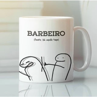 Caneca Profissão Barbeiro - Flork