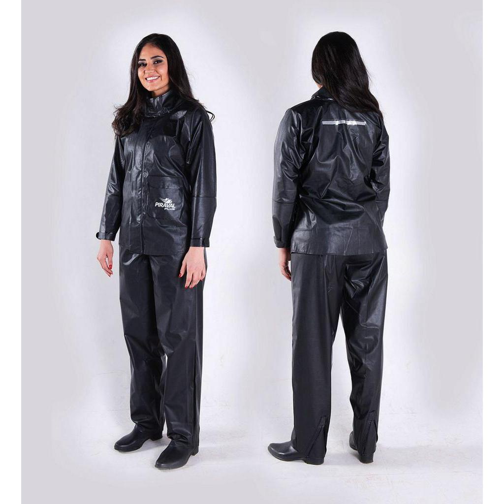 Conjunto Capa de Chuva Plus Feminina Blusa e Calça Piraval | Shopee Brasil
