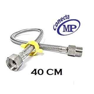 ENGATE FLEXIVEL 40 CM INOX TRANÇADO 40 CM MP RABICHO