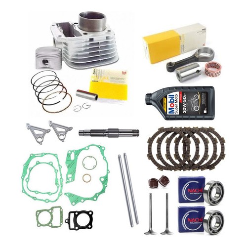 Kit Motor Completo Retificado Titan Fan 125 Pisão 4,00 Mm Shopee Brasil