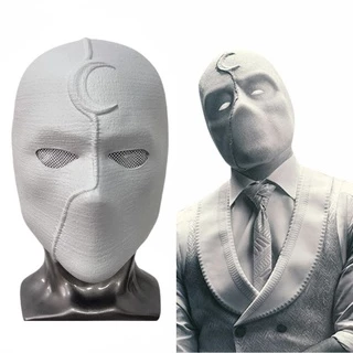 2022 New Moon Knight Máscara De Látex Halloween Marvel Filme Com O Mesmo cos cosplay