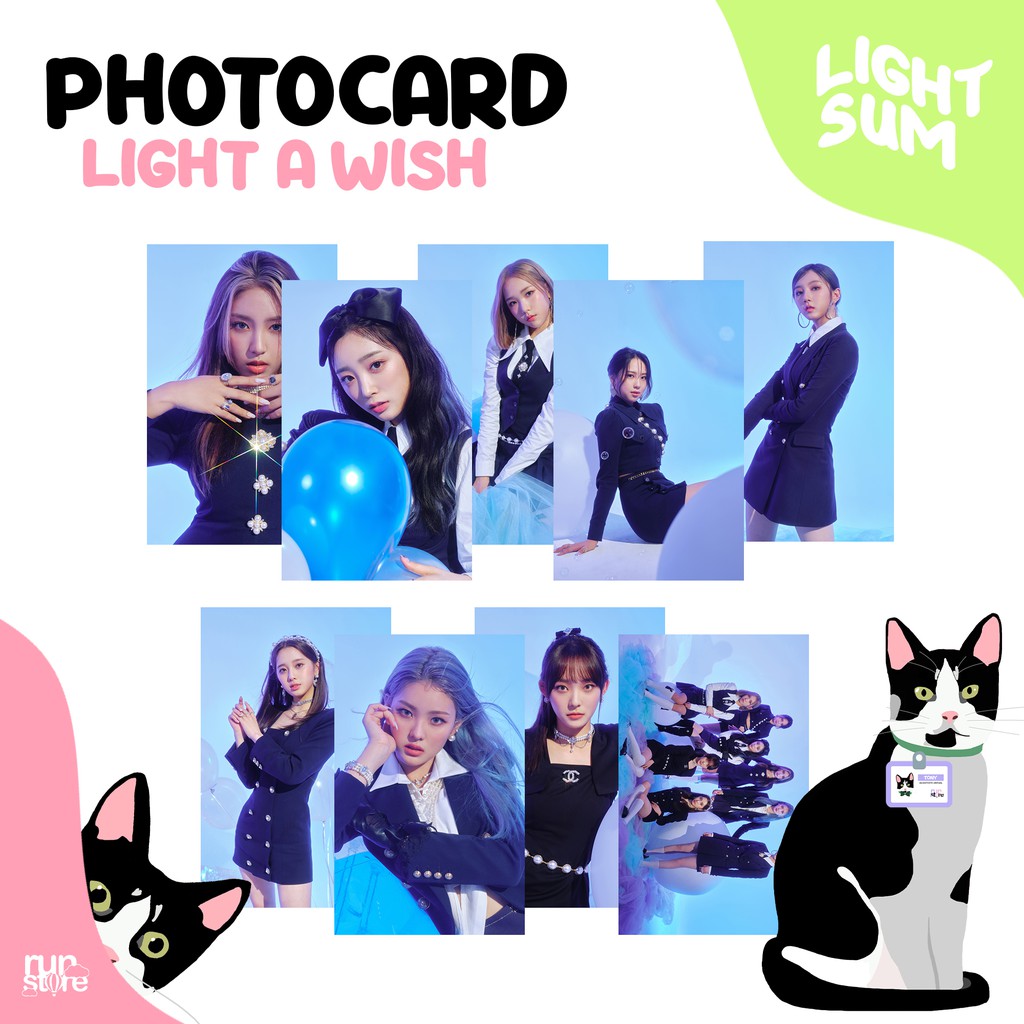 KIT PHOTOCARDS - LIGHT A WISH (LIGHTSUM) | Shopee Brasil