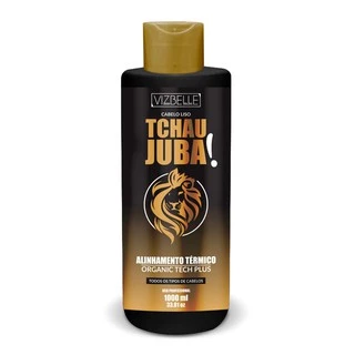 ESCOVA PROGRESSIVA ALINHAMENTO TERMICO TCHAU JUBA! 1L VIZBELLE. CABELO LISO E SEM FRIZZ.