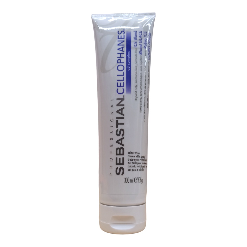 Sebastian Professional Cellophanes Ice Blonde Hair Color Gloss, Ammonia-Free, UV Protection, 10