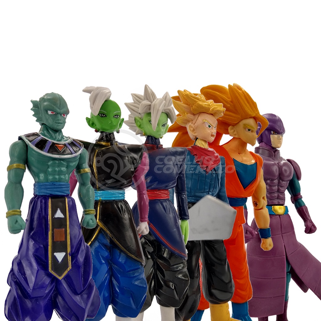 Kit Boneco Dragon Ball Z Action figure Goku, Bills, Majin Boo, Zamasu,  Shenlong e Esféras do Dragão