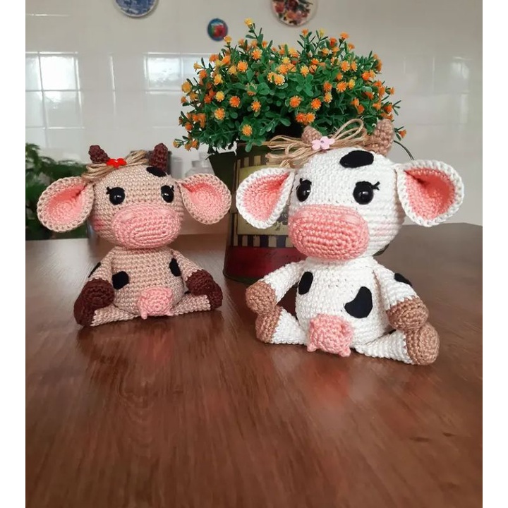 Vaquinha amigurumi