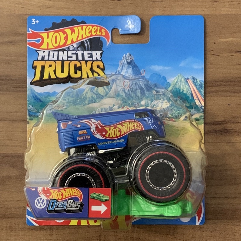 HOT WHEELS Monster Trucks Volkswagen Kombi Drag Bus T Hunt Shopee Brasil