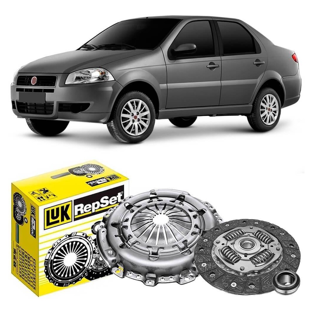 Kit Embreagem Siena Fire 1.4 Flex 2014 Completo Original Luk | Shopee ...