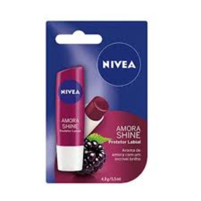 Hidratante Protetor Labial H Nivea Amora Shine Lip Balm Shopee Brasil