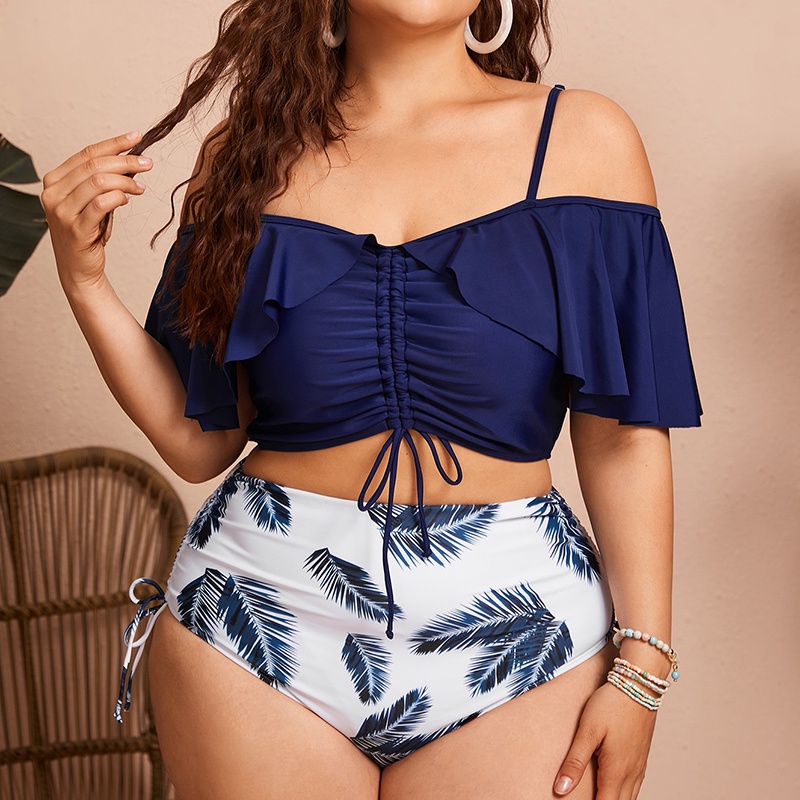 Conjunto De Biqu Nis Feminino Push Up Tamanho Grande Mai De Cintura Alta Mai S Banho Roupa De