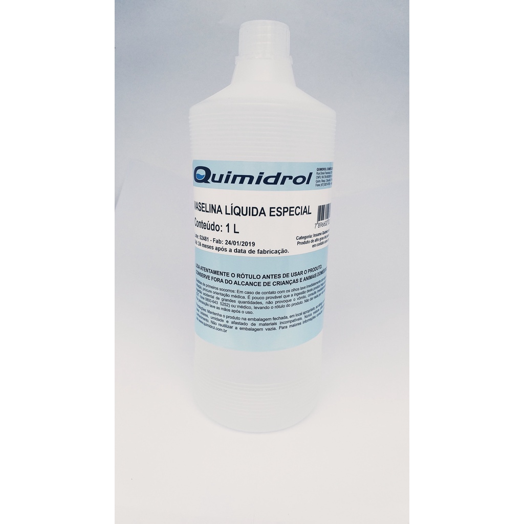 Óleo Mineral -Vaselina Líquida Especial Para Curtume - 1 Litro