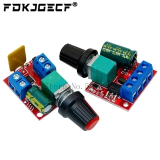 5A 90W PWM 12V DC Módulo Controlador De Velocidade Do Motor-4.5V-35V Interruptor Governador Ajustável 24V