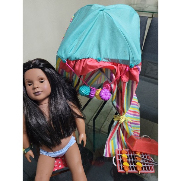 American doll camping sales set