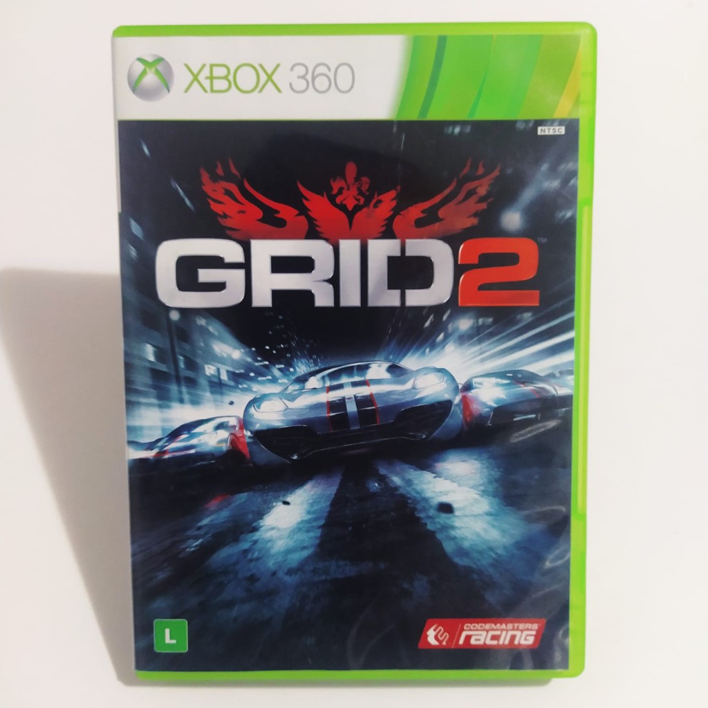 Jogo de corrida Grid 2- Xbox 360 - Original Midia Fiica Usado Original