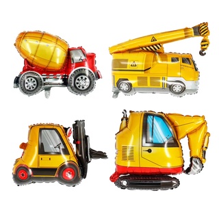 Grande engenharia Carro Escavadeira caminhão de guindaste modelo de música  luz para kids jogo ao ar livre (Amarelo)