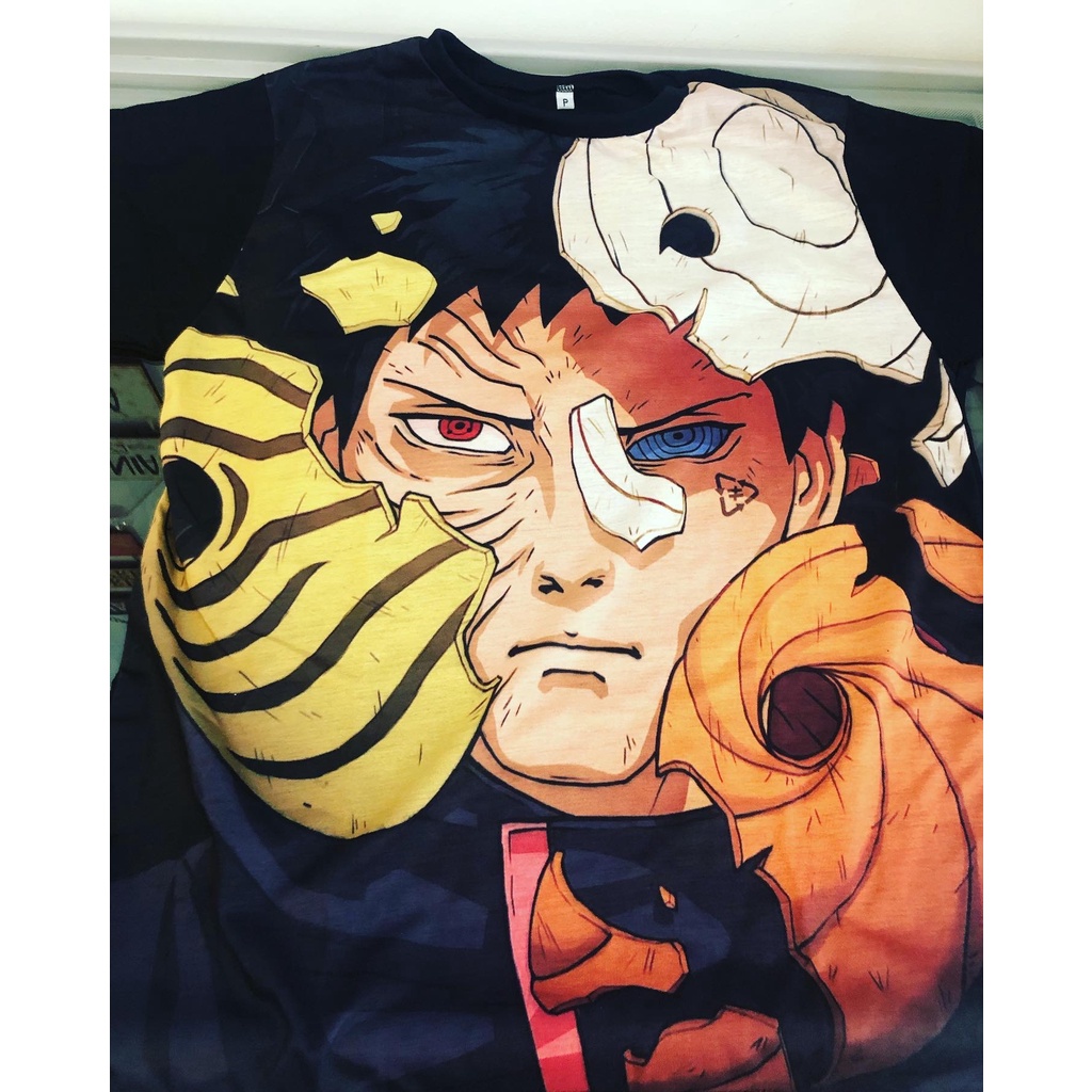 Camiseta Obito Uchiha Narut Anime Mangá Desenho 1021 em Promoção na  Americanas