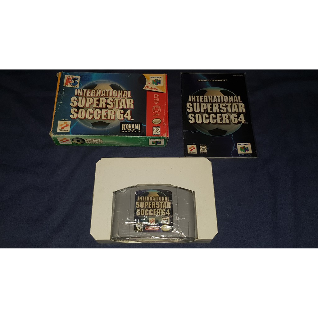 Cartucho Nintendo 64 - International Superstar Soccer 64 ISSS (original ...