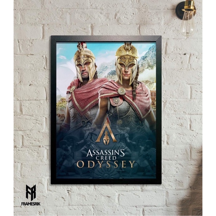 Quadro Assassins Creed Odyssey Shopee Brasil