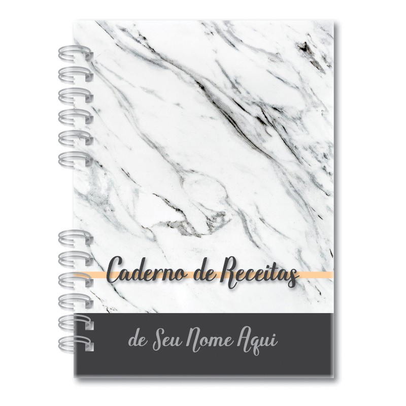 Caderno De Receita Capa Dura Personalizado Masculino Shopee Brasil