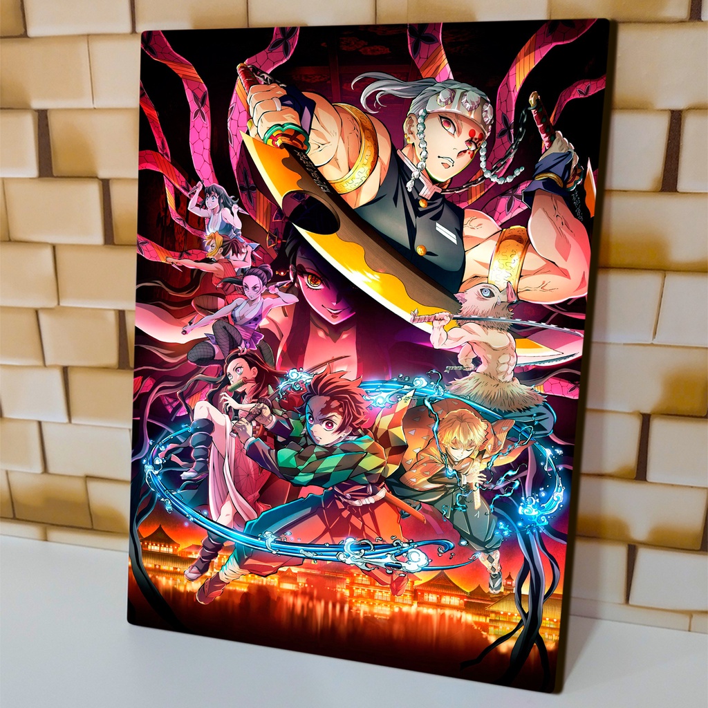 Os Sete Pecados Mortais Anime Poster, Papel Kraft Retro Arte