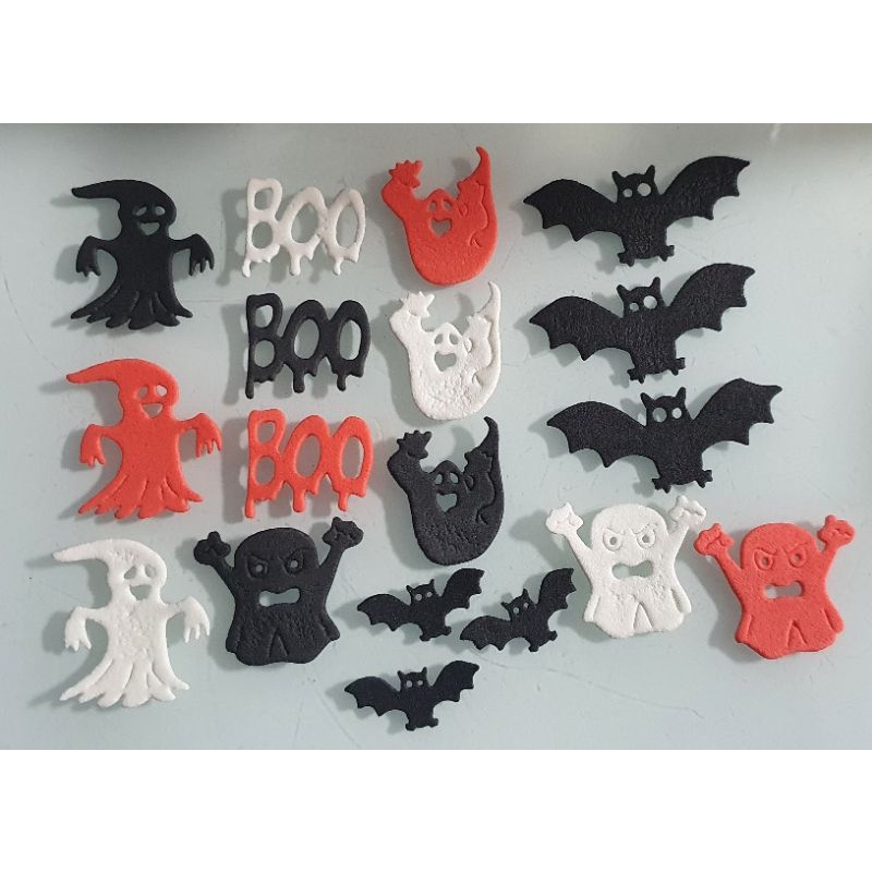Kit Halloween 18 apliques em EVA | Shopee Brasil