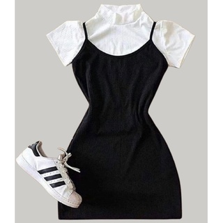 Vestido com store blusinha por baixo