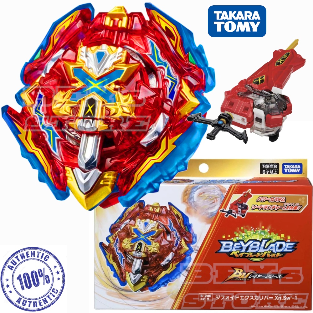 Beyblade Burst Quad Drive Pião com Lançador Kit Iniciante Cyclone