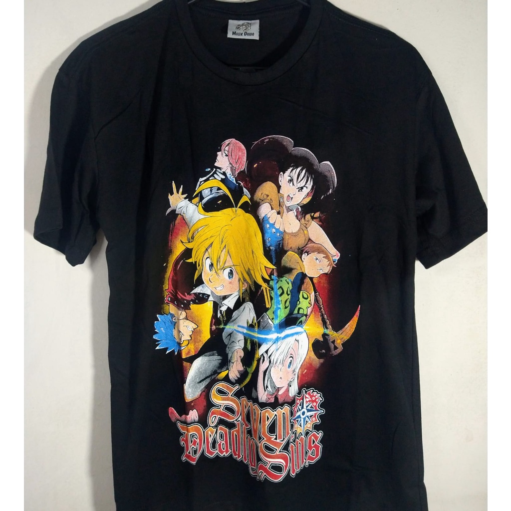 Camiseta Os Sete Pecados Capitais Camisa anime geek