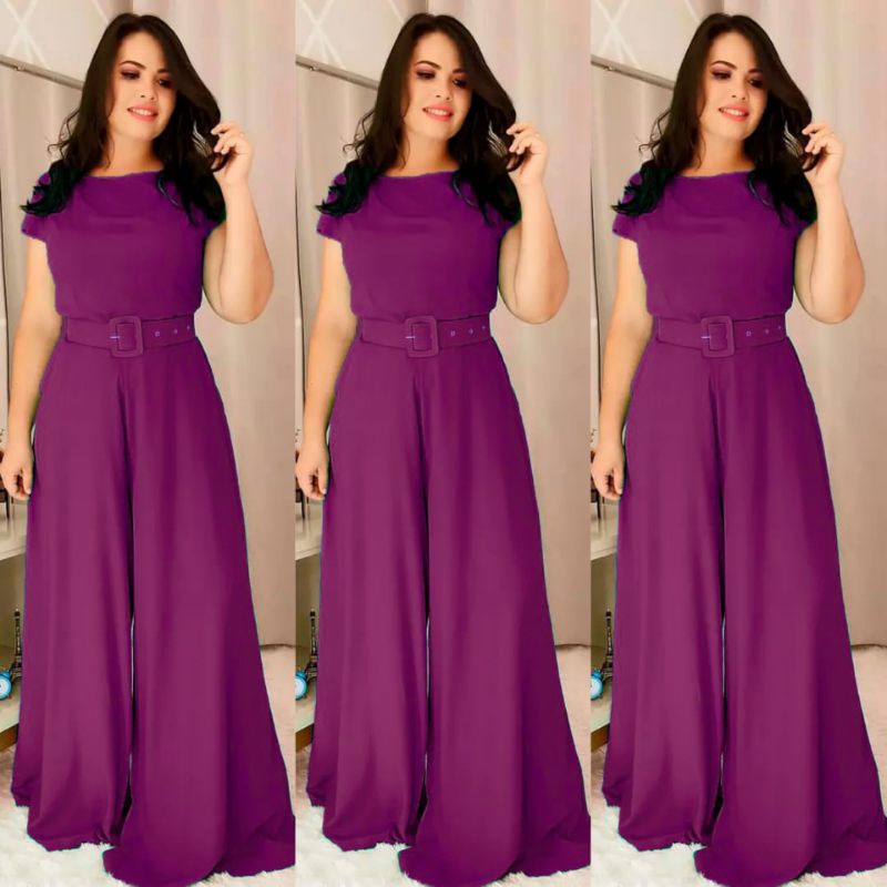 Macacão para festa de casamento best sale plus size