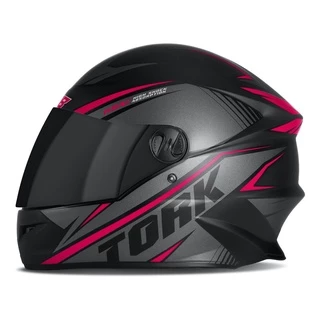 Capacete Rosa Fechado Moto Pro Tork R8 Pro Fosco Tamanho 60