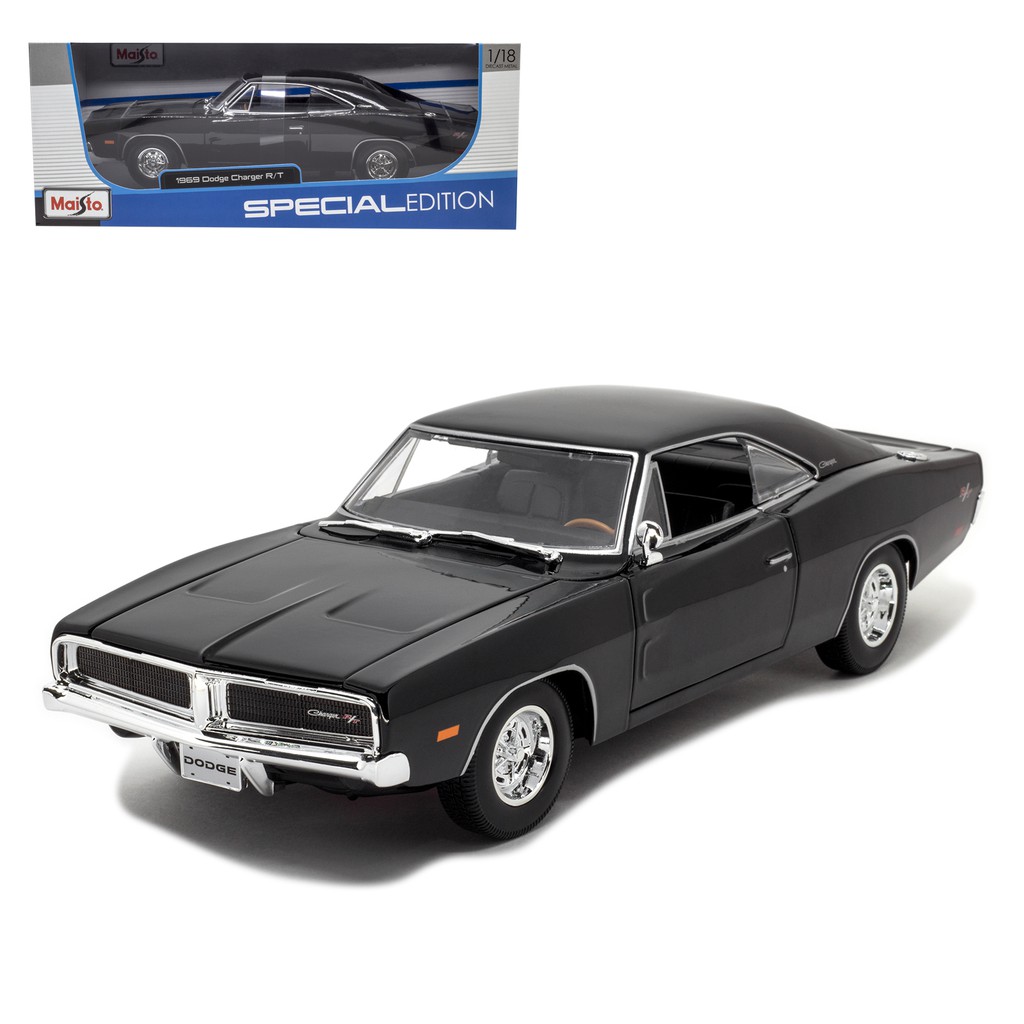 Miniatura em Metal Dodge Charger R/T 1969 1/18 Maisto | Shopee Brasil