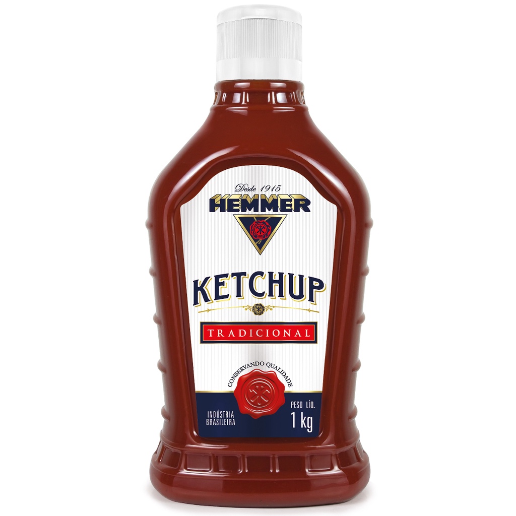 Ketchup Tradicional 1kg - Hemmer | Shopee Brasil