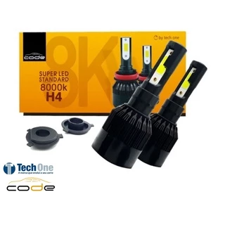 Kit Super Led Tech One Code 8000k 12v H1 H3 H4 H7 H8 H11 Hb4 em Oferta na Shopee