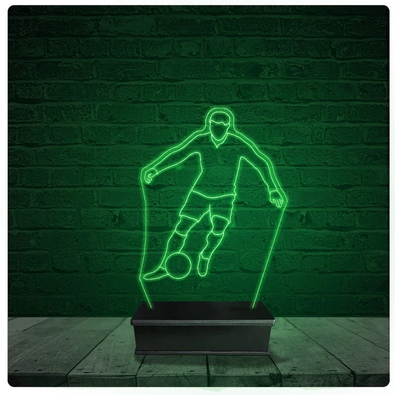 Luminária Abajur Acrílico Led - Futebol Esporte 10