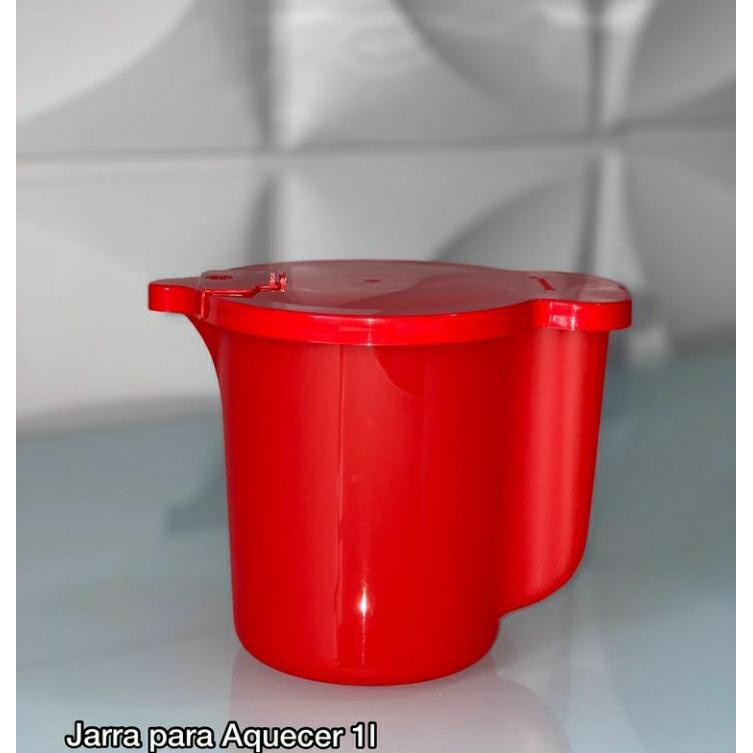 Tupperware Jarra para Aquecer no Micro-ondas 1 litro Rosa