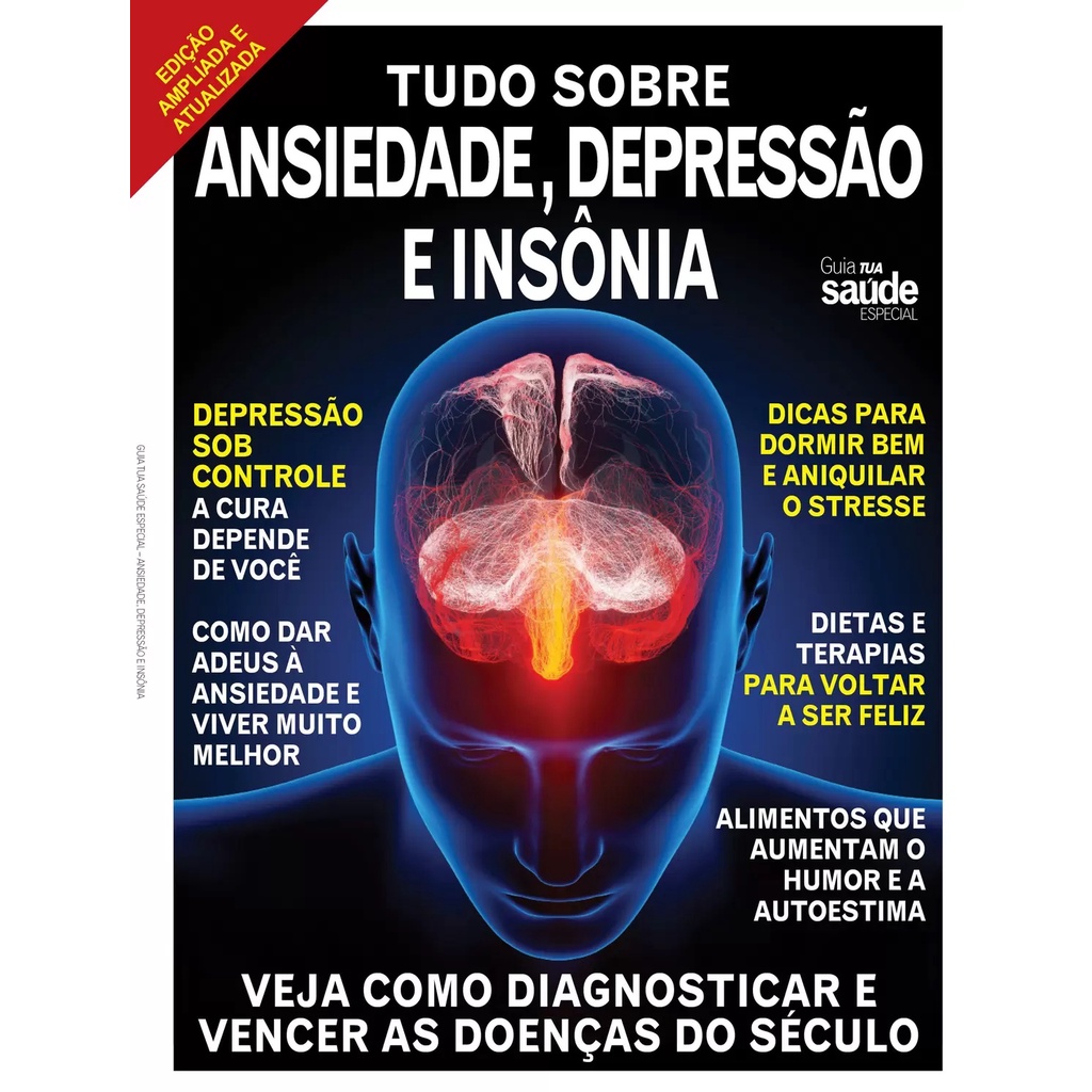 Guia Tudo Sobre Ansiedade Depressão E Insônia Shopee Brasil 5175