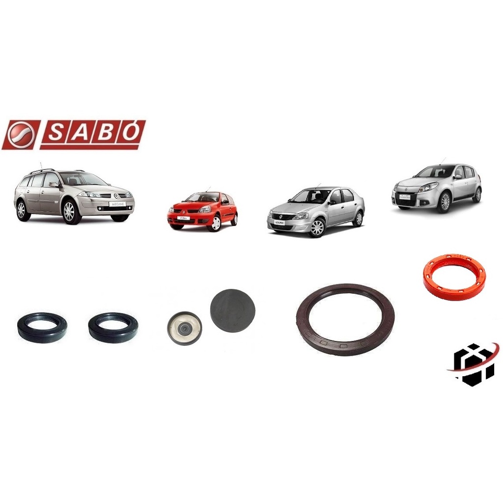 Kit Retentor Clio/scenic/Megane/Logan/Sandero 1.6 16v Sabó 5601/5658 ...