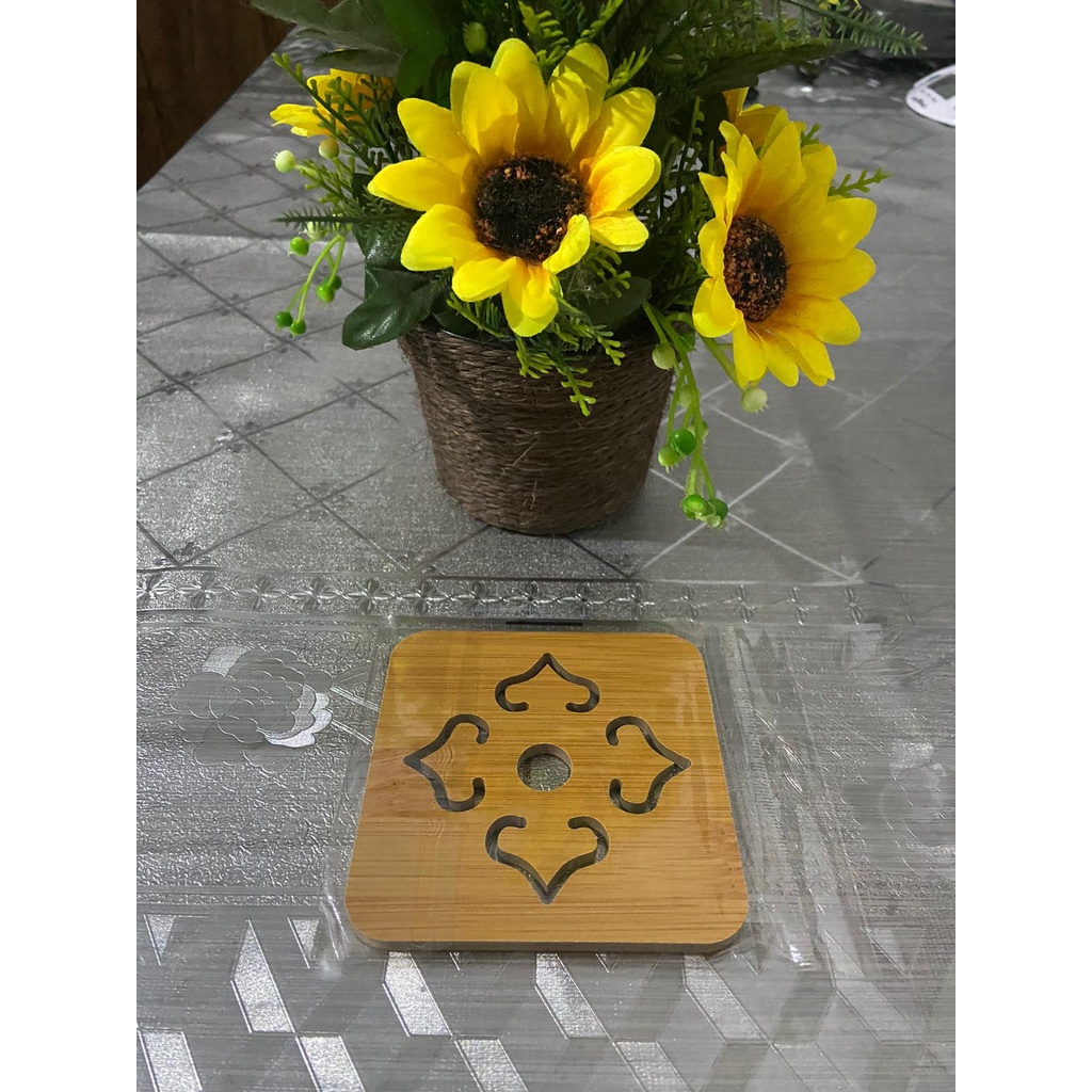 Base de madeira para velas Shopee Brasil