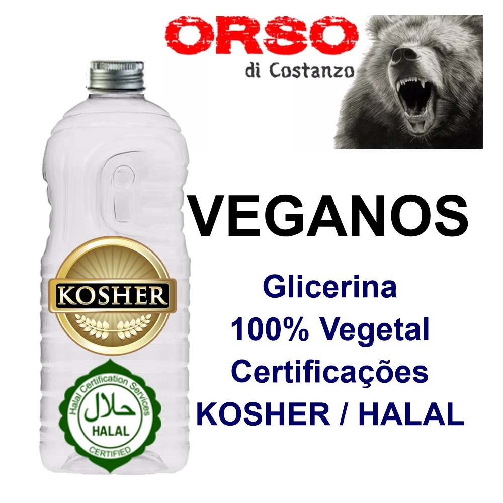 Glicerina vegetal (Cert. KOSHER)