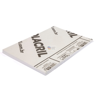 100 Folhas papel Offset Adesivas A4 Fosco Adesivo 173g (com o Liner)