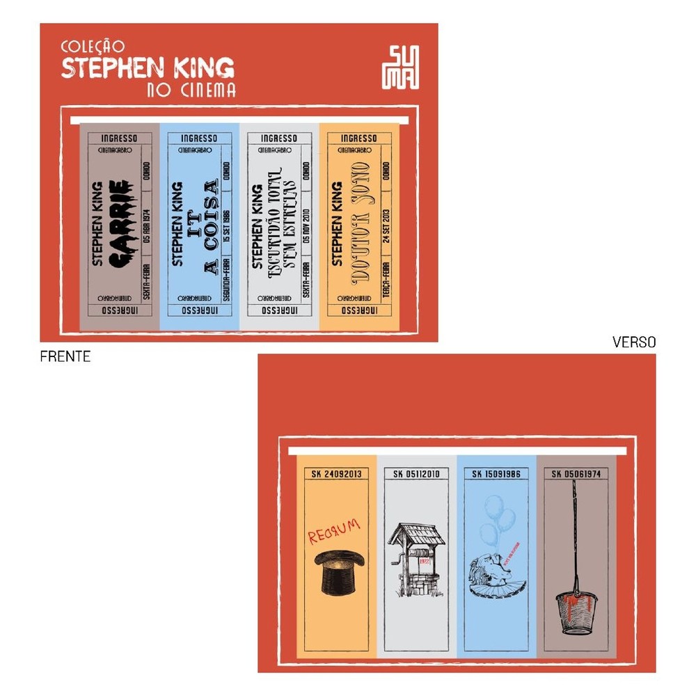 Marcadores Magnéticos - Coleção Stephen King No Cinema - Stephen King - Suma - NOVOS E LACRADOS
