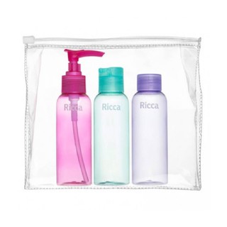 Kit frasco viagem de plastico porta creme - Ibox