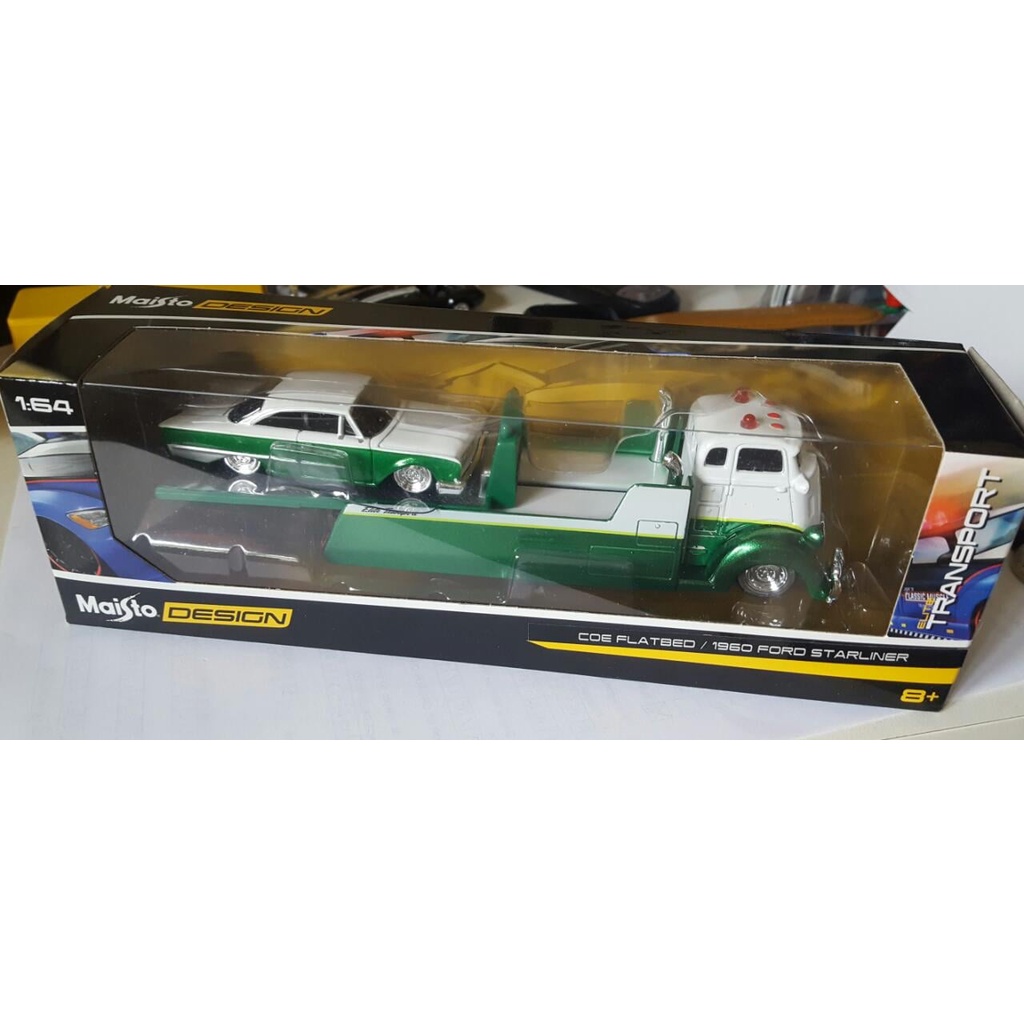1960 Ford Starliner Coe Flatbed Elite Transport Maisto 1/64