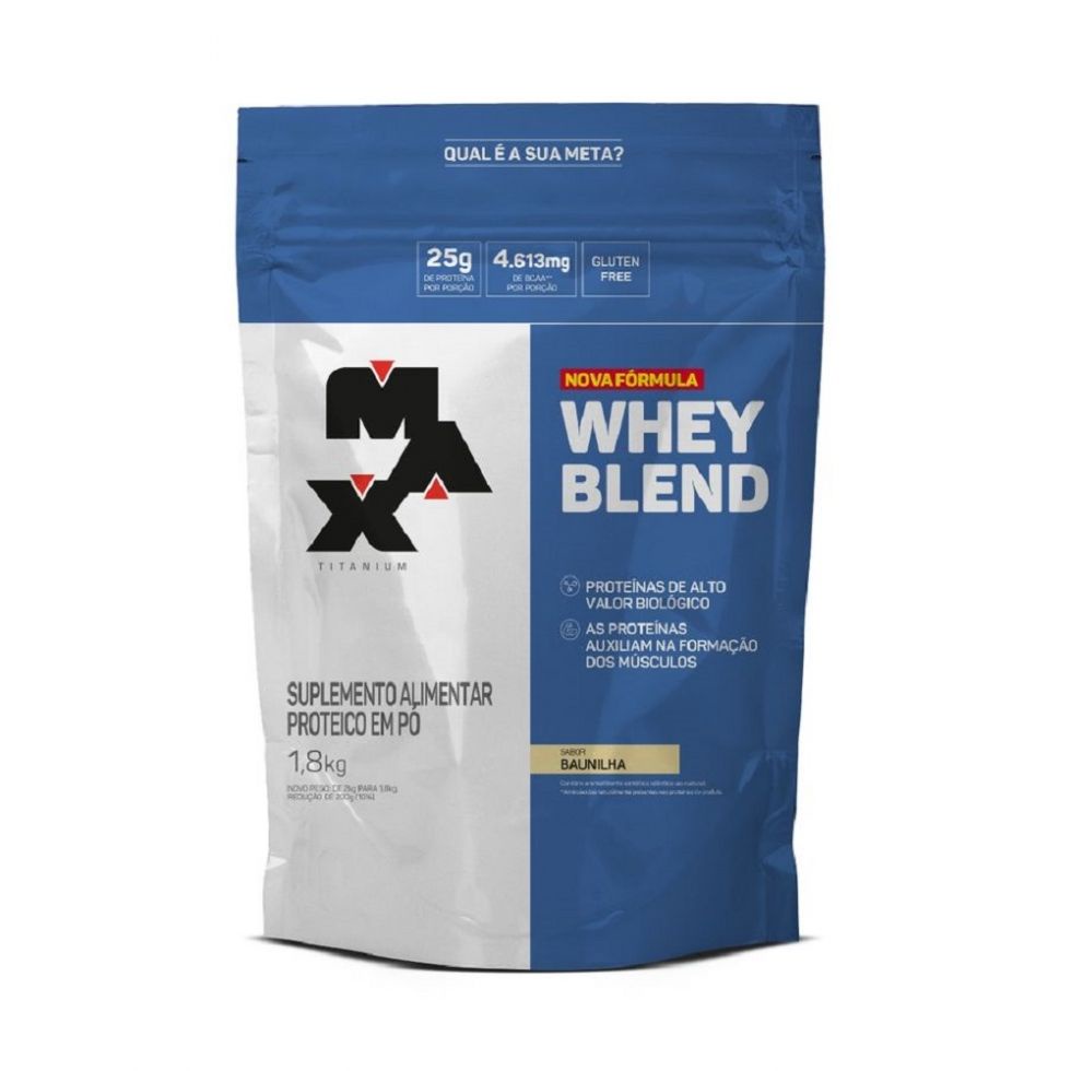 Whey Blend 1,8kg Refil – Max titanium