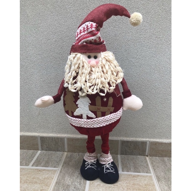 Boneco natal papai noel 80cm
