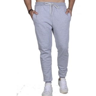 Calça Moletom Masculina Jogger Slim Fit Básica Lisa