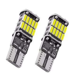 Par de Pingo T10 Lampada Super Led Canbus Farolete Efeito xenon 6500k