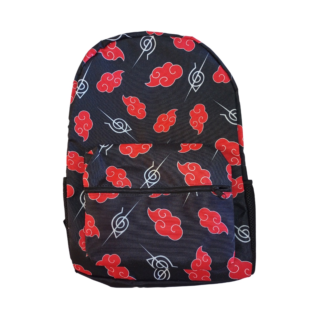 Bolsa Mochila Naruto Nuvem Akatsuki Aldeia da Folha Renegada Unissex