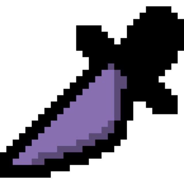 Undertale Itens 5mm - Graveto e faca - Pixel Art / Hama Beads