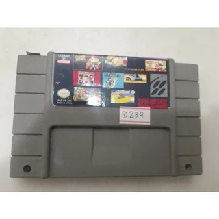 Super 8 Em 1 Mario World, Top Gear, Goof Super Nintendo D239